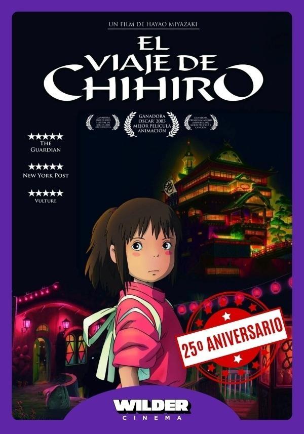 Caratula EL VIAJE DE CHIHIRO - WILDER CINEMA